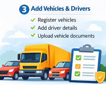 Voertuigen en chauffeurs toevoegen met laadvermogen, laadruimte en ADR-status in ExusTrans